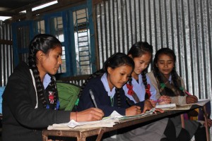 girls in Nepal